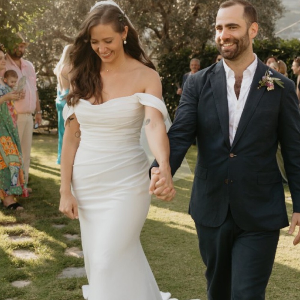 Mikaella #M2435 Crepe Wedding Dress